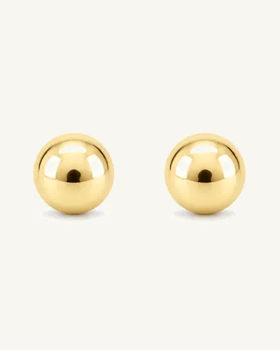 Серьги-шарики из золота — 4 мм