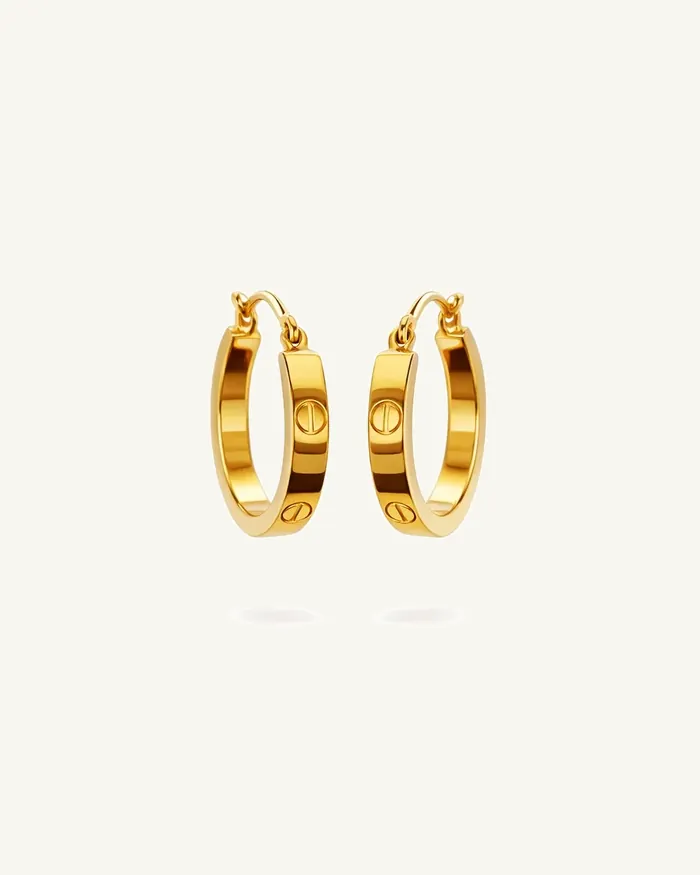 Luxe Screw Hoop