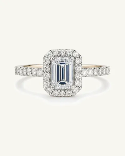 Кольцо Emerald Halo
