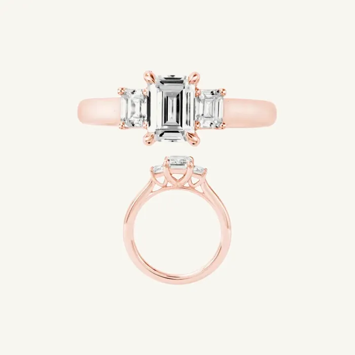 טבעת סוליטר | בשיבוץ אבן אמרלד | 1.53 CT