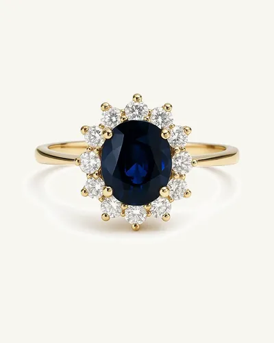 Кольцо Blue Crown