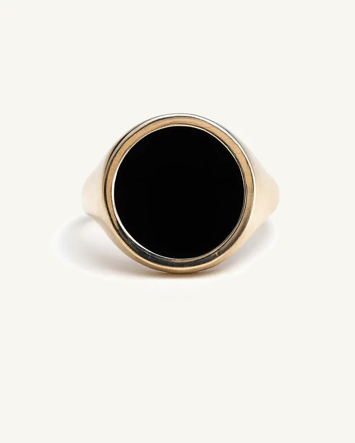 Кольцо Black Oval Signet