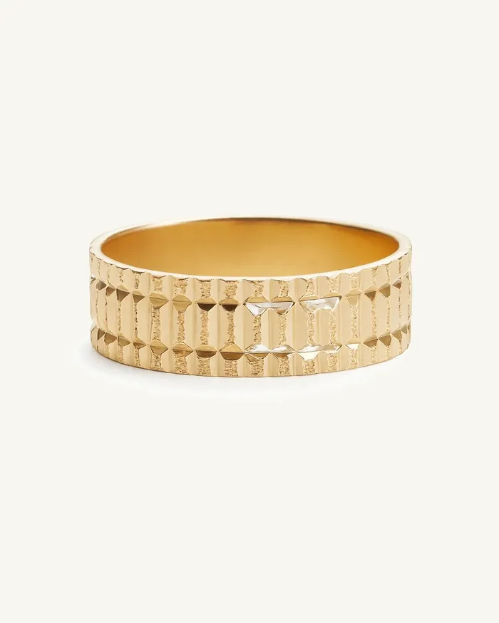 Geometric Shine Ring