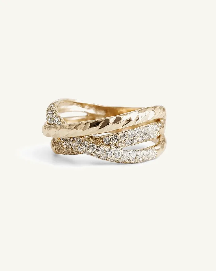 Кольцо Golden Twist Elegance