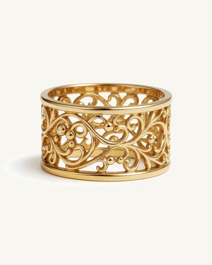 Golden Vine Ring