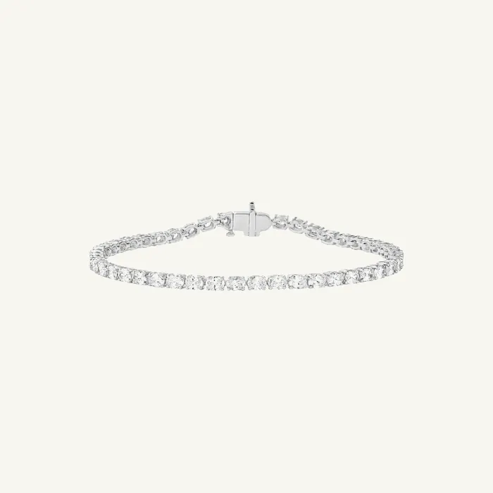 צמיד טניס | בשיבוץ אבן אובל | 4.70 CT