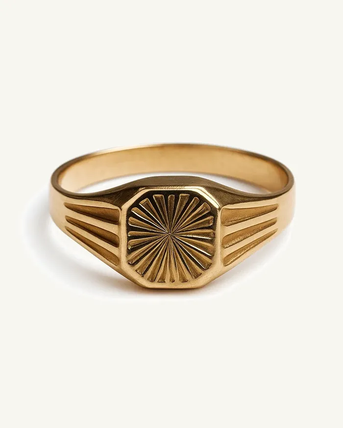 Golden Ray Ring