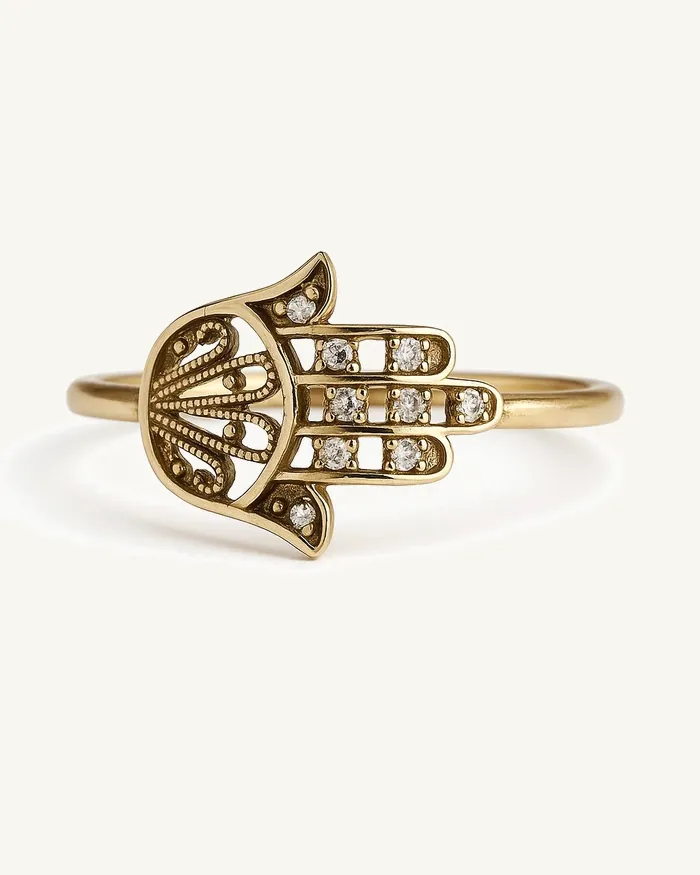 Кольцо Hamsa Charm