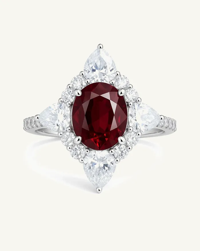 Crimson Crown Ring