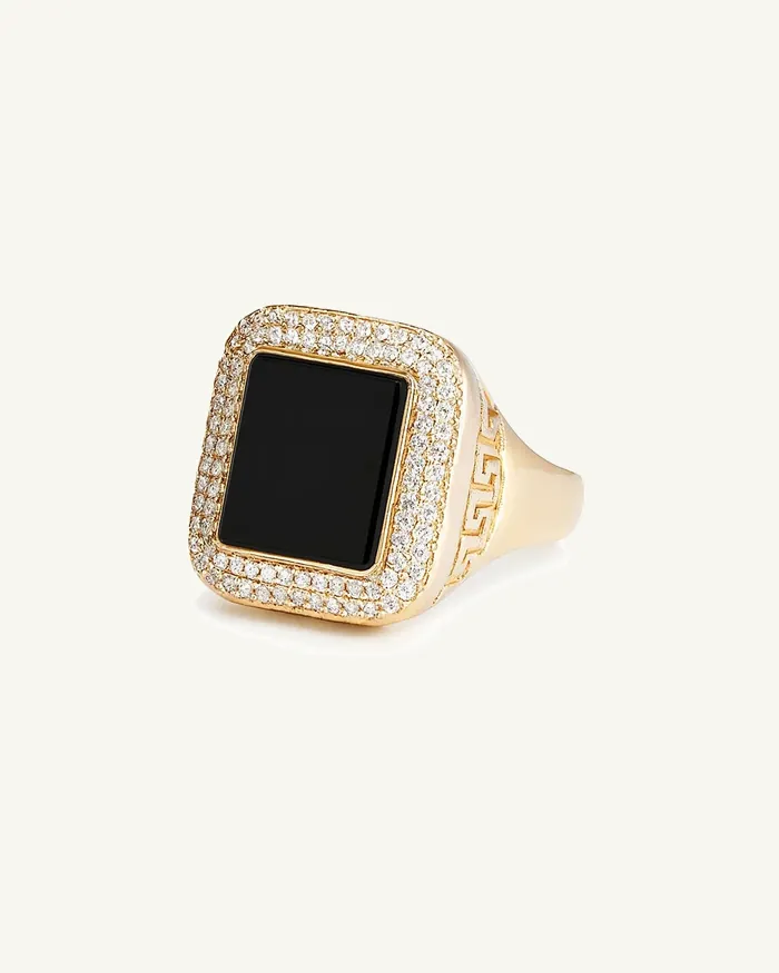 Кольцо Gold Royal Onyx