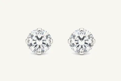 Изящные серьги-солитеры — 4.5 мм