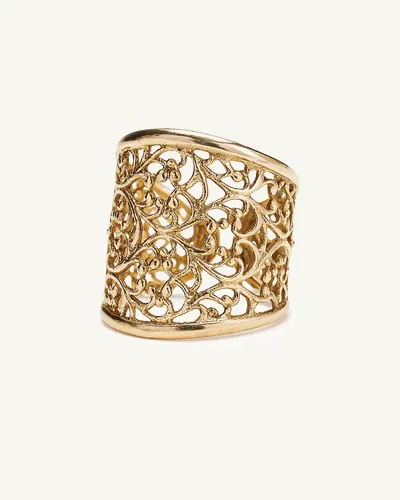 خاتم Golden Filigree Bloom