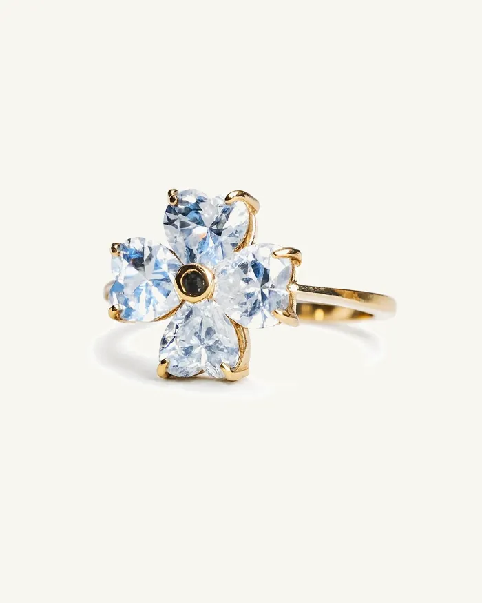 Floral Diamond Ring