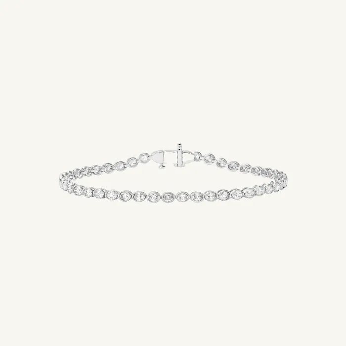 צמיד טניס | בשיבוץ אבן אובל | 2.35 CT