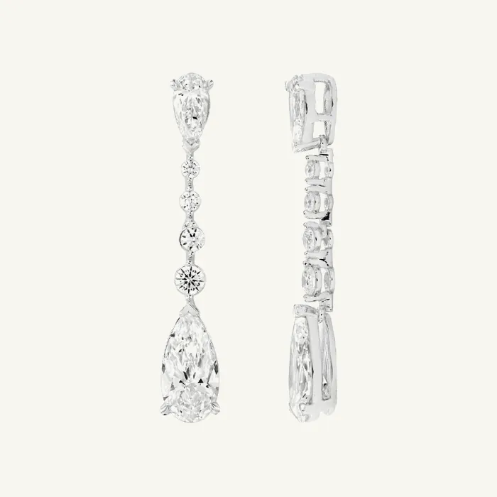 תליון יהלומים | בשיבוץ אבן טיפה | 1.53 CT