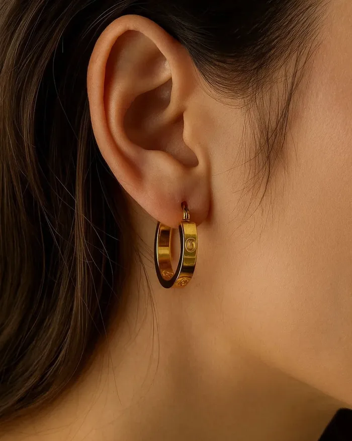 Luxe Screw Hoop — صورة 2
