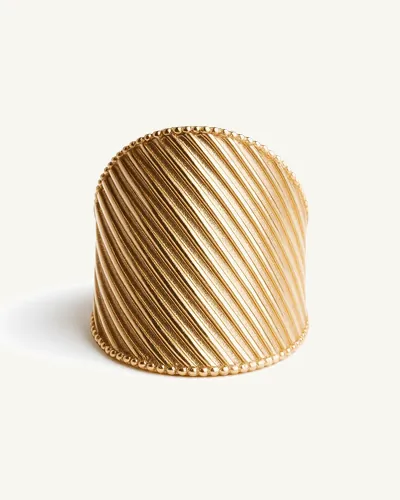Кольцо Golden Wave Statement Ring